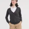 Ladies' V-Neck Knitted Cardigan