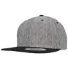 Melange Solid Snapback