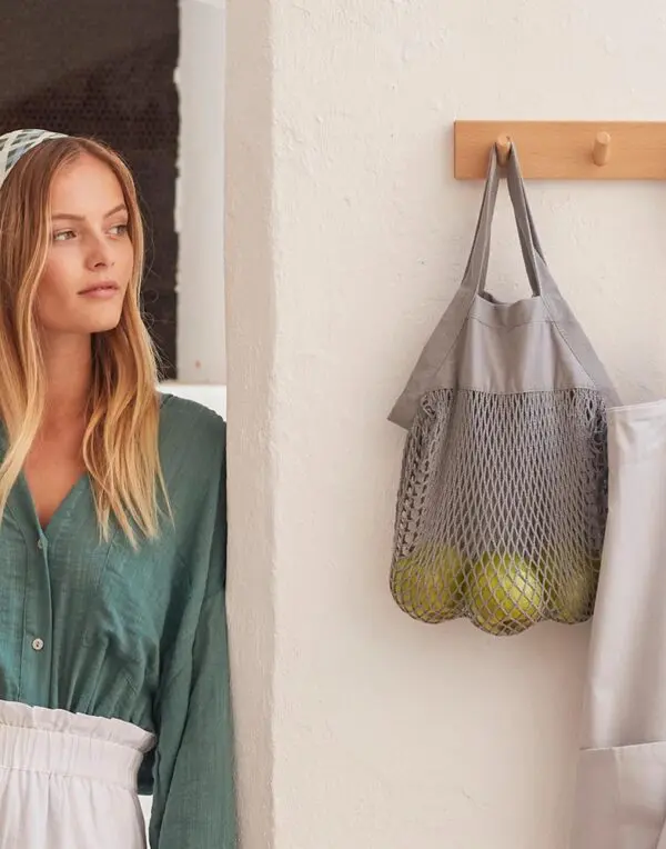 Organic Cotton Mini Mesh Grocery Bag