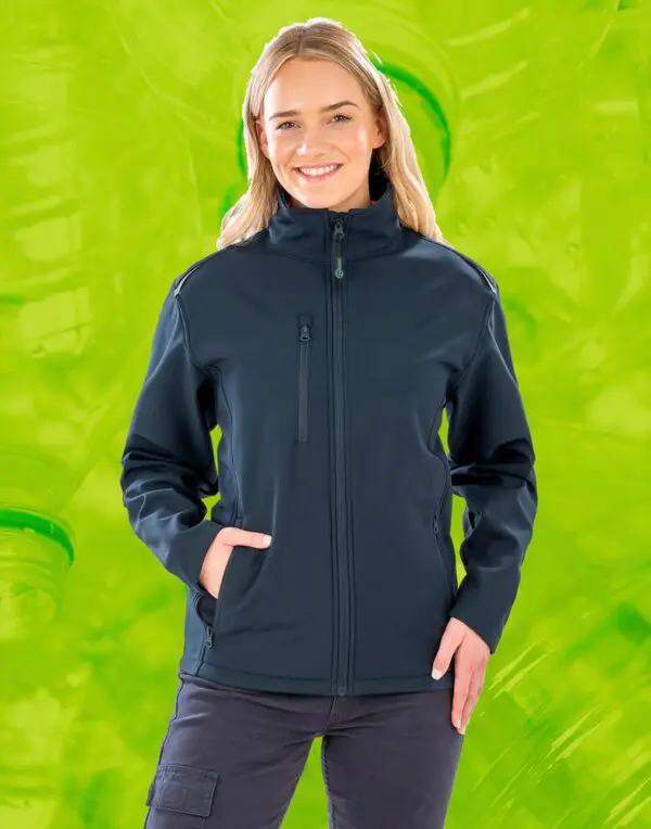 Womens Recycled 3-Layer Printable Softshell Jacket