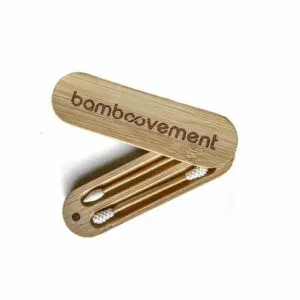 Bamboovement Wiederverwendbare Wattestäbchen