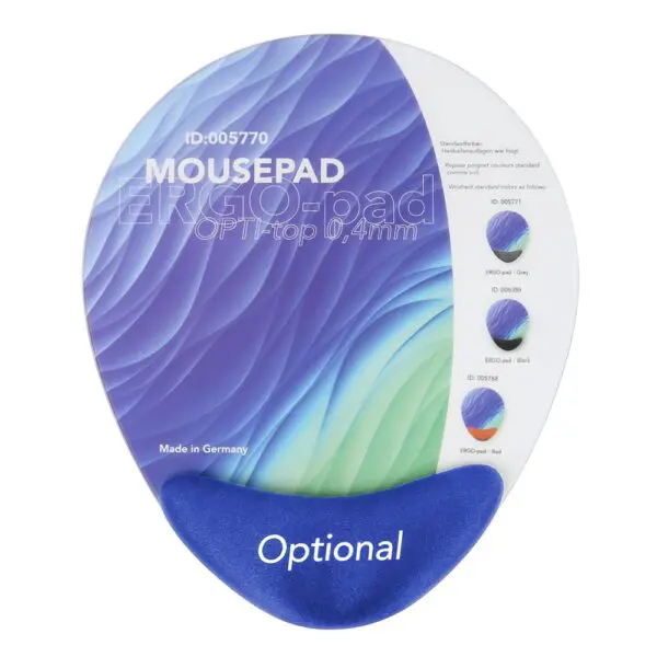 ERGO-pad Memoryschaum Quadro OPTI-top, HB Blau