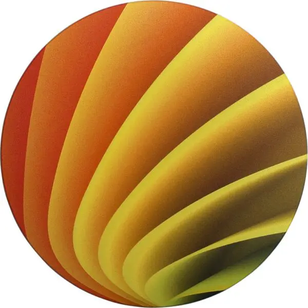 Mousepad QUADRO-pad, Form Circle 1,   200 mm Durchmesser, 1,5 mm dick