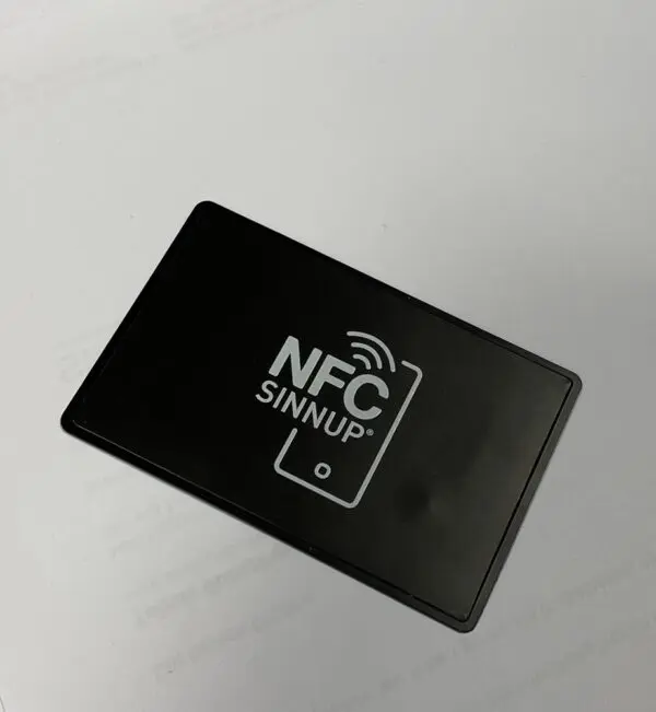 NFC Visitenkarte Metall