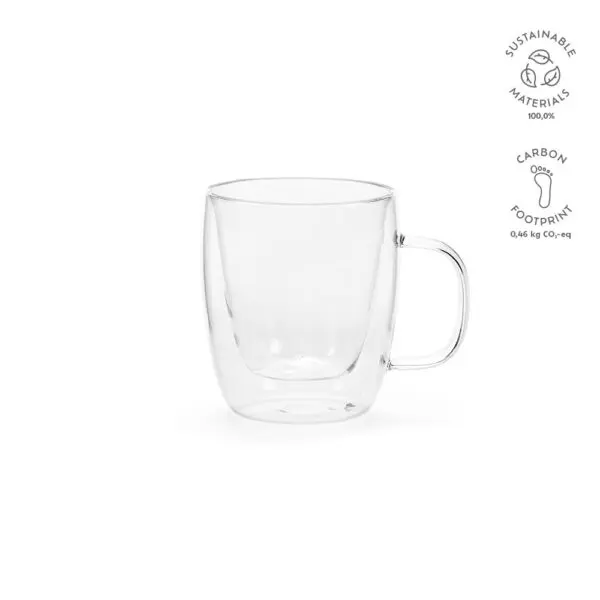 Tasse Elbe 220 Borosilikat Glas 250 ml