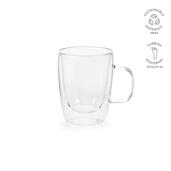 Tasse Elbe 350 Borosilikat Glas 300 ml