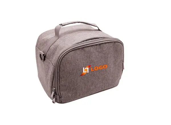 Isothermer lunch bag 'Nara', aus RPET, grau meliert