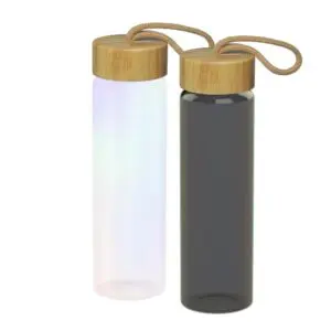 Glasflasche "Bamboo", 0,65 l, colour