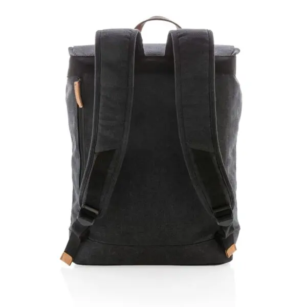 Canvas Laptop-Rucksack, PVC-frei