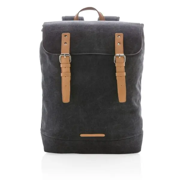 Canvas Laptop-Rucksack, PVC-frei