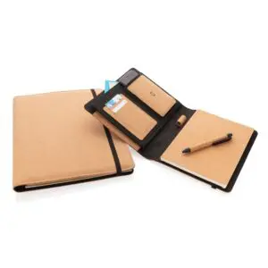 Deluxe Kork Portfolio A4 mit Stift