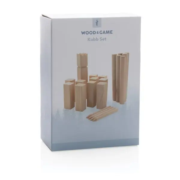 Kubb Outdoor Wurfspiel aus Holz