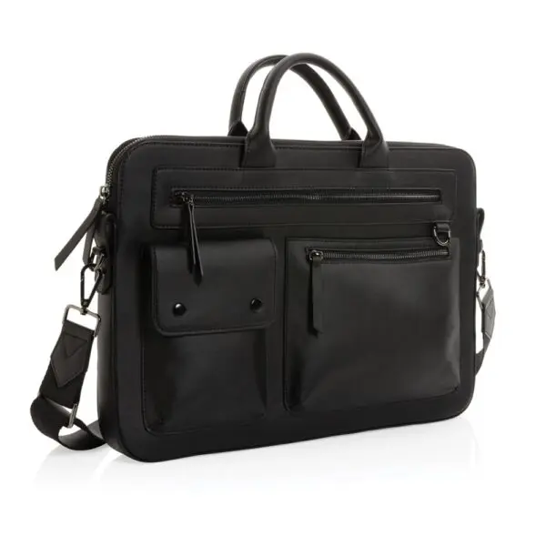 Laptoptasche Swiss Peak 14" aus GRS recyceltem PU