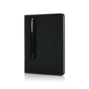 Notizbuch Basic Hardcover PU A5 mit Stylus-Stift