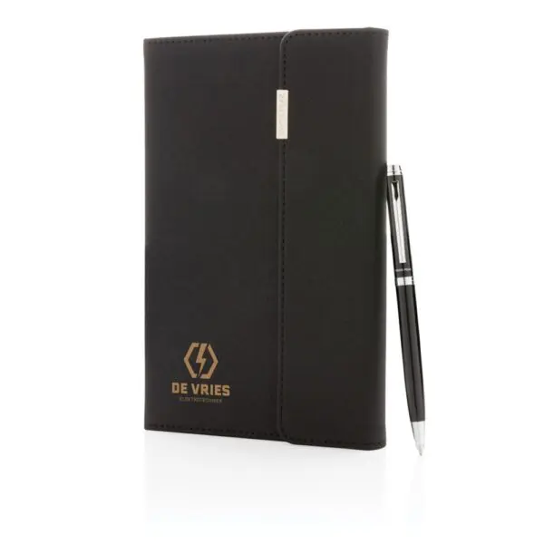 Notizbuch Swiss Peak Deluxe A5 mit Stift