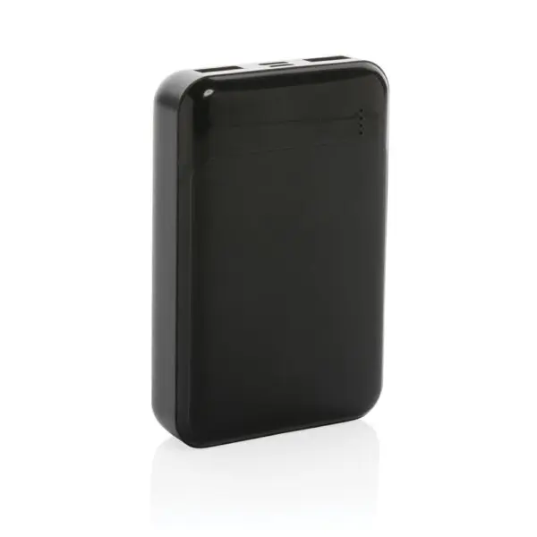 Powerbank 10.000 mAh aus RCS Standard recyceltem Kunststoff