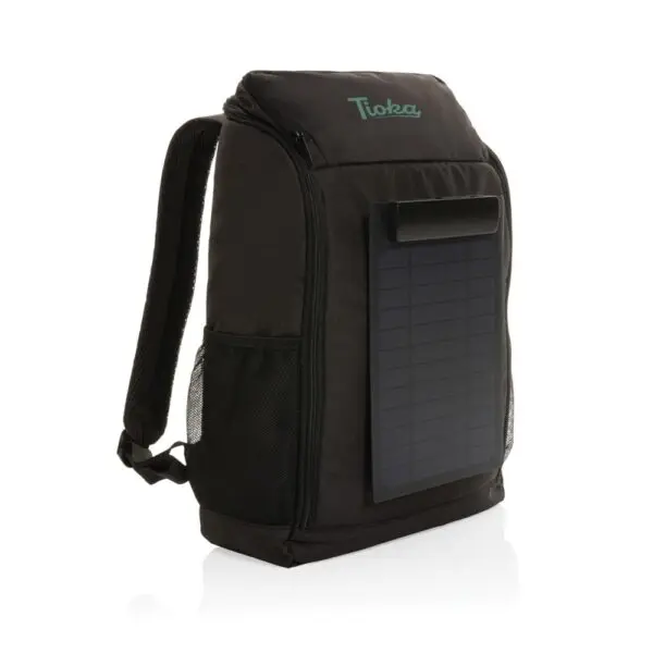 Rucksack Pedro AWARE™ RPET Deluxe mit 5W Solar Panel