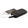 Solar-Powerbank 10.000 mAh mit 10W Wireless aus RCS Plastik