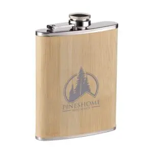 Hipflask Bamboo 200 ml Flachmann