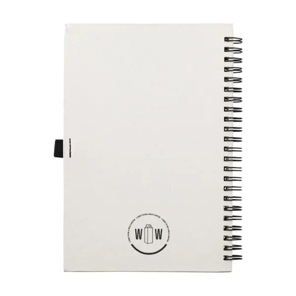 Milk-Carton Wire-O Notebook A5 Notizbuch