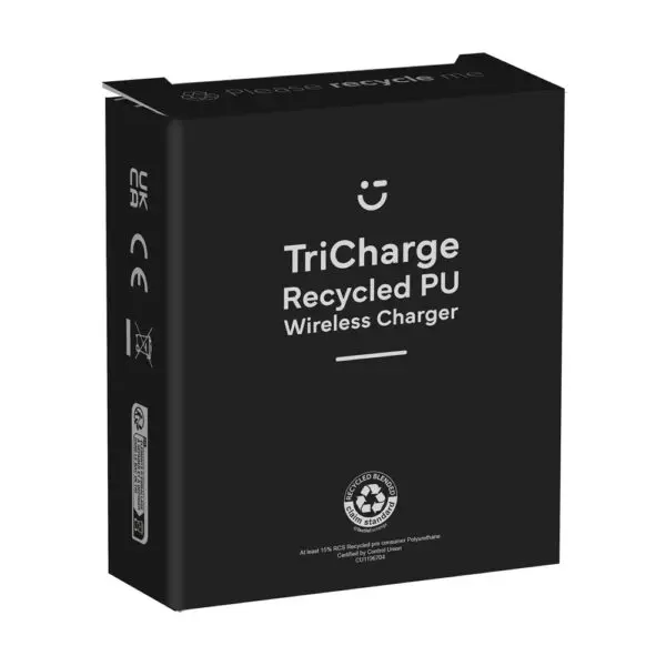 TriCharge RCS  Recycled PU Wireless Charger Ladegerät