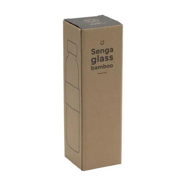 Trinkflasche Senga Glass Bamboo 500 ml