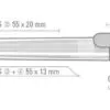 RECYCLED PET PEN switch transparent KG