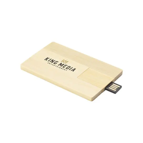 CreditCard USB Bamboo 16 GB