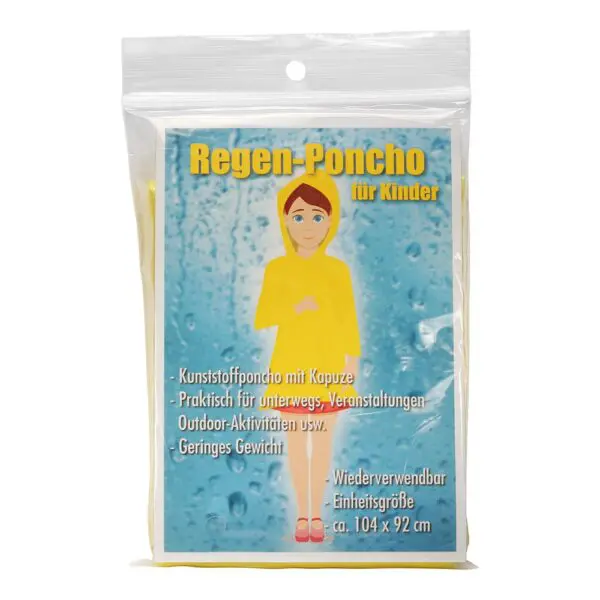 Regen-Poncho für Kinder