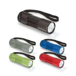 Taschenlampe FLASHY. aus Aluminium mit 9-LEDs