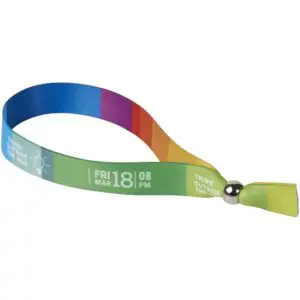 Evi Sublimation Festival Armband mit Metallverschluss