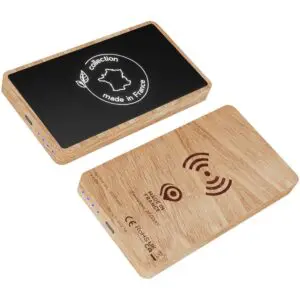 Powerbank SCX.design P34 kabellos aus Holz 5000 mAh