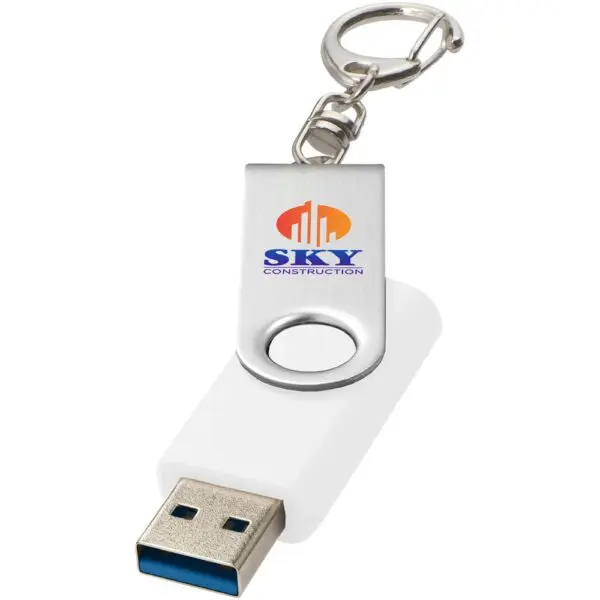 USB-Stick Rotate 3.0 mit Schlüsselanhänger