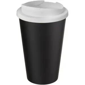 Becher Americano® Eco 350 ml recycelt mit auslaufsicherem Deckel