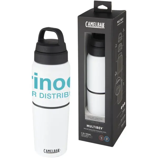 CamelBak® MultiBev 500 ml vakuumisolierte Edelstahlflasche und 350 ml Becher