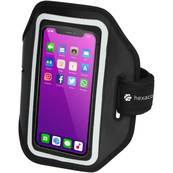 Haile reflektierendes Smartphone Armband mit transparenter Abdeckung