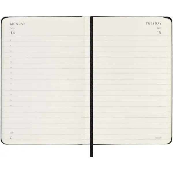 Moleskine Hardcover 12 Monate Tageskalender , Pocket-Format