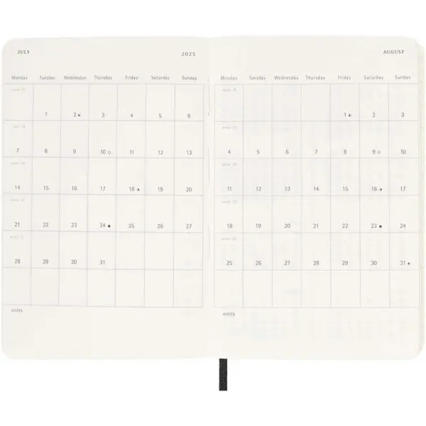 Moleskine Softcover 12 Monate Wochenkalender, Pocket-Format