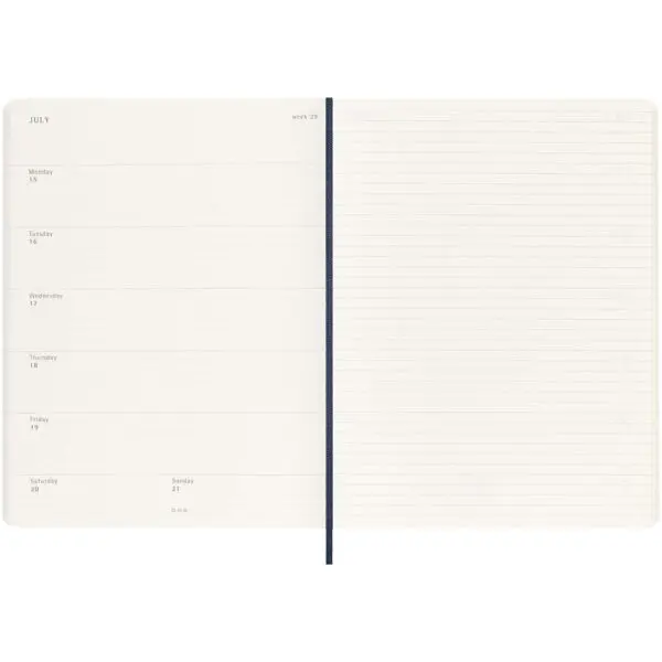 Moleskine Softcover 12 Monate Wochenkalender XL