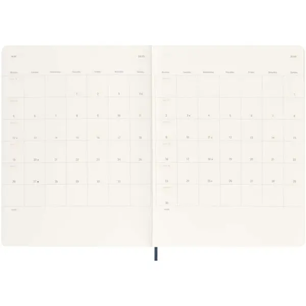 Moleskine Softcover 12 Monate Wochenkalender XL