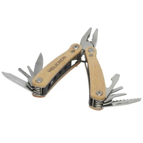 Multitool Anderson Mittelgroßes aus Holz mit 12 Funktionen