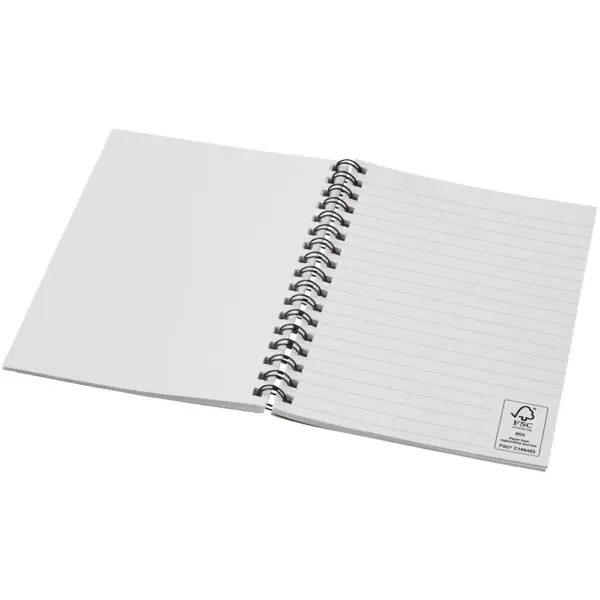 Notizbuch Desk-Mate® A6 farbig mit Spiralbindung