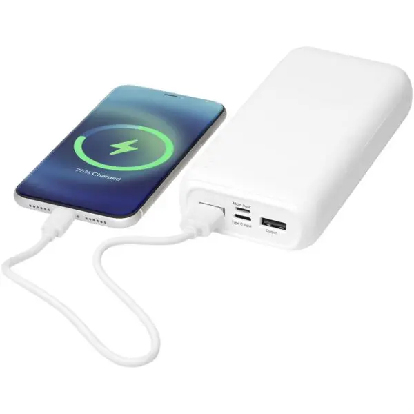 Powerbank Electro 20.000 mAh aus recyceltem Kunststoff