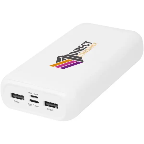 Powerbank Electro 20.000 mAh aus recyceltem Kunststoff