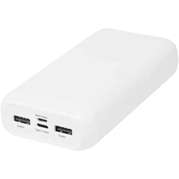 Powerbank Electro 20.000 mAh aus recyceltem Kunststoff