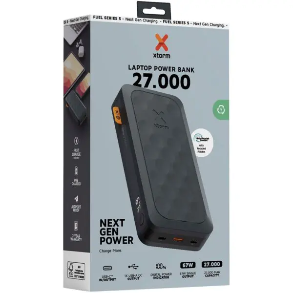 Powerbank Xtorm FS5271 Fuel-Serie 27.000 mAh 67 W