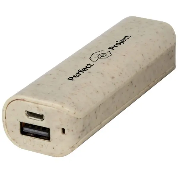 Powerbank Yoko 1200 mAh Weizenstroh