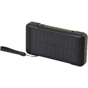 Solardynamo-Powerbank Soldy 10.000 mAh aus recyceltem GRS Kunststoff