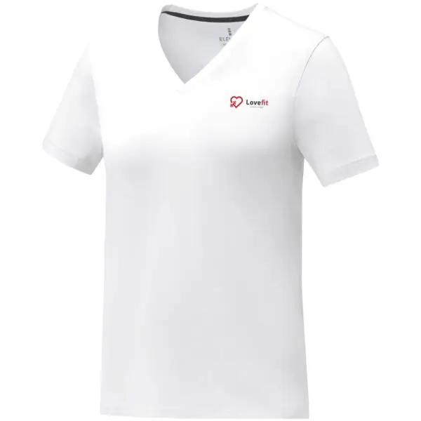 Somoto T-Shirt mit V-Ausschnitt für Damen