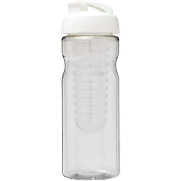 Sportflasche H2O Active® Base 650 ml mit Klappdeckel und Infusor